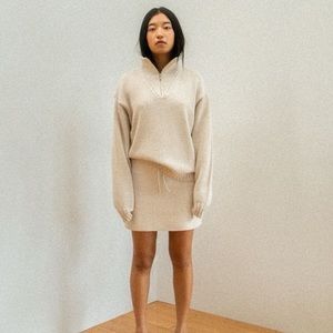 James Street Co Mari Knit Mini Skirt